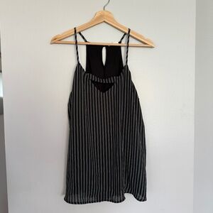 Flowy striped tank top